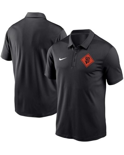 Nike Black Baltimore Orioles Cooperstown Collection Rewind Franchise Performance Polo Shirt