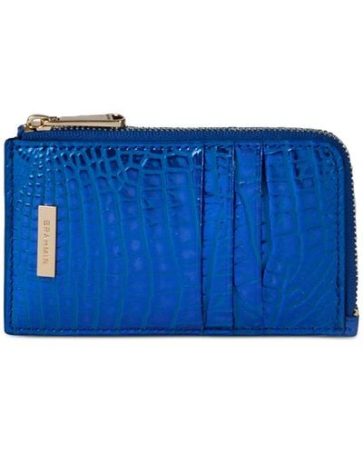 Brahmin Lennon Ion Melbourne Leather Wallet - Blue