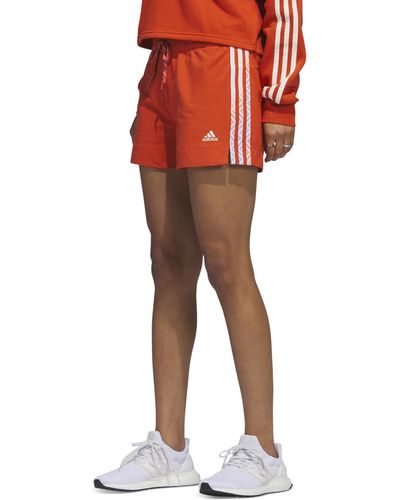 adidas Sport Woven 3-stripe Shorts - Red