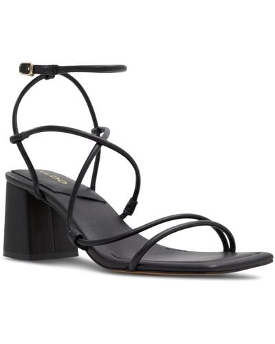 ALDO Harmonni Strappy Block-heel Dress Sandals - Black