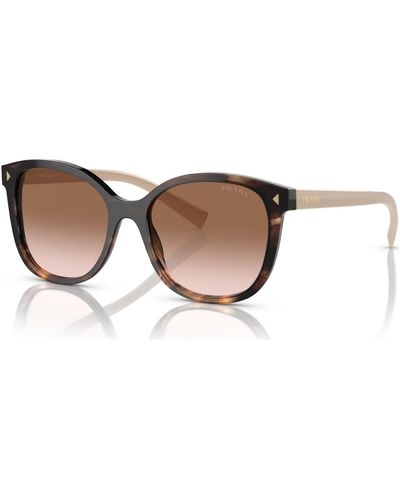 Prada Low Bridge Fit Sunglasses - Brown