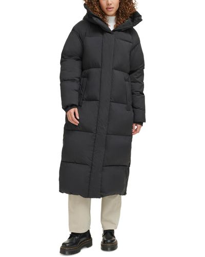 Levi's Quilted Maxi Parka Jacket - Black