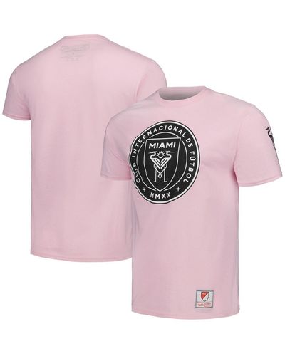 Mitchell & Ness Inter Miami Cf Team Trio Lockup T-shirt - Pink