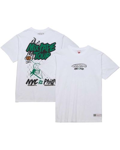 Mitchell & Ness And1 Mixtape Tour T-shirt - White
