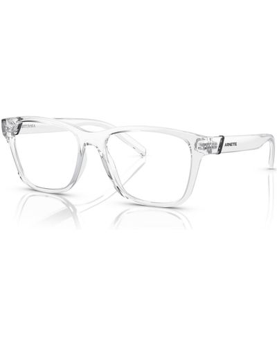 Arnette Square Eyeglasses - Metallic