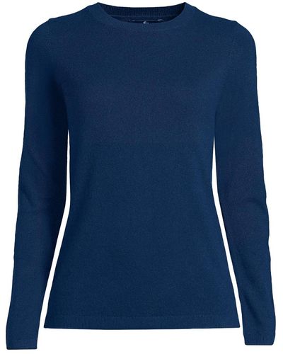 Lands' End Cashmere Sweater - Blue