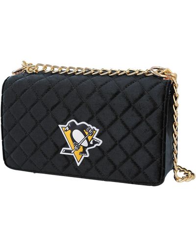 Cuce Pittsburgh Penguins Velvet Team Color Bag - Black