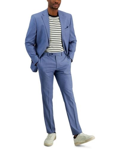 Ben Sherman Slim-fit Solid Suit - Blue