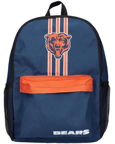 FOCO Chicago Bears 2021 Team Stripe Backpack - Blue