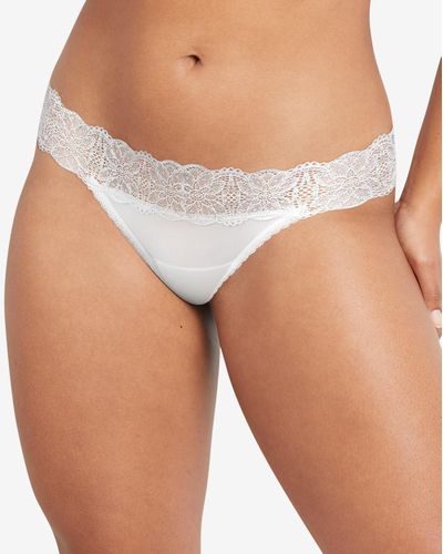 Maidenform Sexy Must Have Sheer Lace Thong Underwear Dmeslt - Multicolor