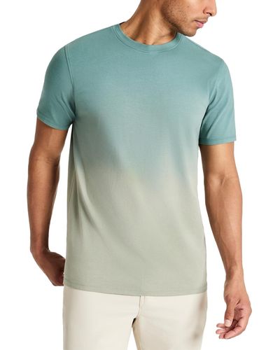 Kenneth Cole 4-way Stretch Dip-dyed T-shirt - Green