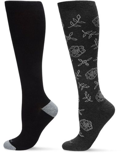 Memoi 2 Pack Sock Set - Black