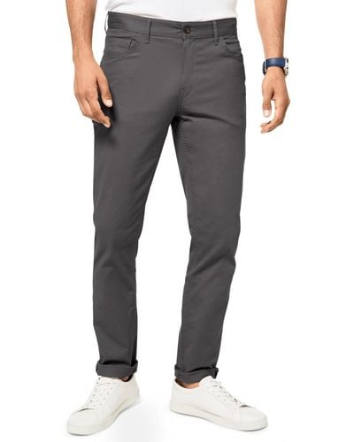 Michael Kors Men's Parker Slim-fit Stretch Pants - Gray