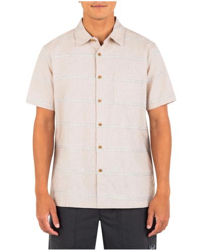 Hurley Rincon Linen Short Sleeve Shirt - White
