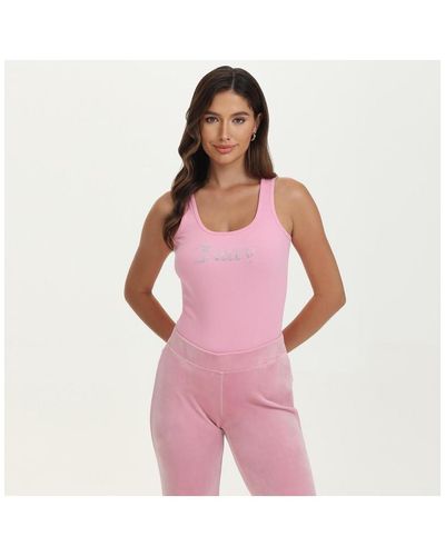 Juicy Couture Long Tank Top - Pink