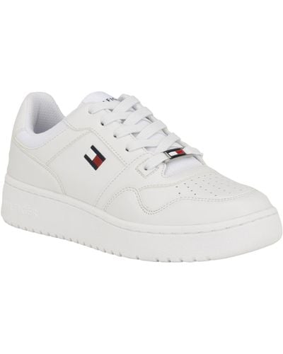 Tommy Hilfiger Twigye Casual Lace Up Sneakers - White