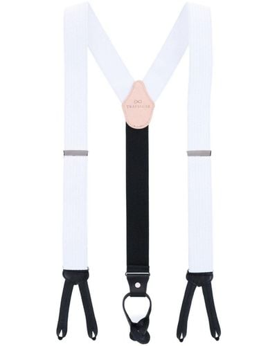 Trafalgar 35mm Regal Formal Suspenders - White