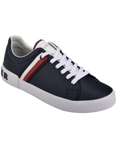 Tommy Hilfiger Ramus Stripe Lace-up Sneakers - Blue