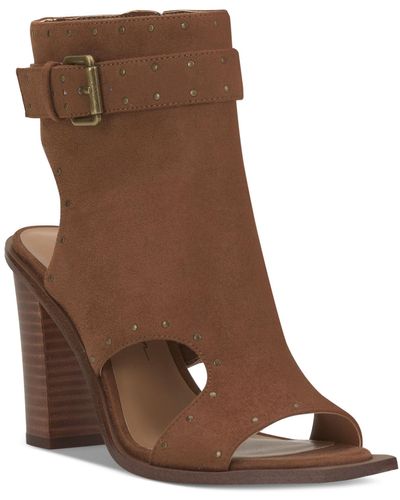Jessica Simpson Rochha Studded Buckled Dress Sandals - Brown