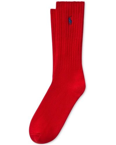 Polo Ralph Lauren Classic Crew Socks - Red