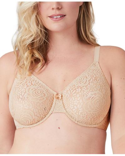 Wacoal Halo Lace Molded Underwire Bra 851205 - Natural