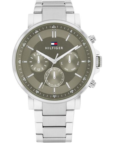 Tommy Hilfiger Multifunction -tone Stainless Steel Watch 43mm - Gray