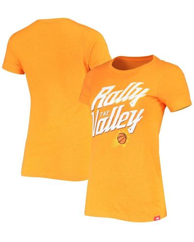 Sportiqe Phoenix Suns Rally The Valley Davis T-shirt - Orange