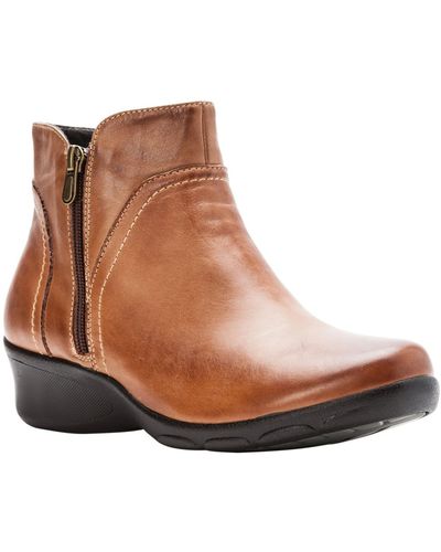 Propet Waverly Ankle Boots - Brown