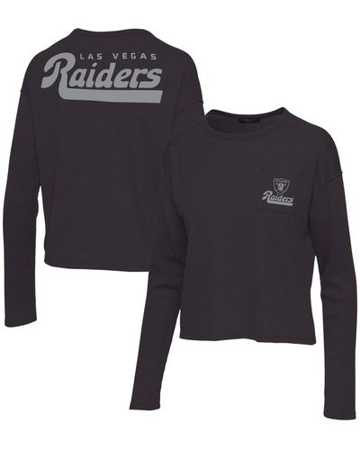 Junk Food Las Vegas Raiders Pocket Thermal Long Sleeve T-shirt - Black