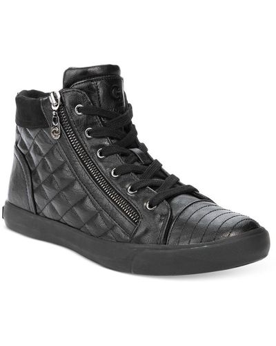 G by Guess Orily Quilted High-top Sneakers - Black