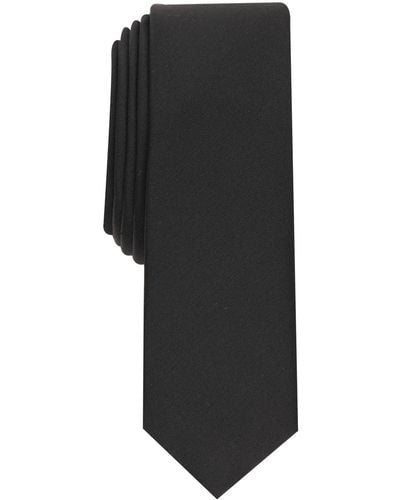 Alfani Solid Textured 2" Necktie - Black