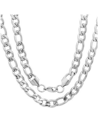 Steeltime Tone Franco Chain Necklace - Metallic