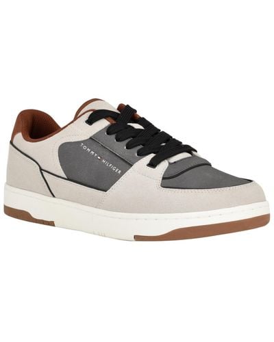 Tommy Hilfiger Tenito Lace Up Low Top Sneakers - White