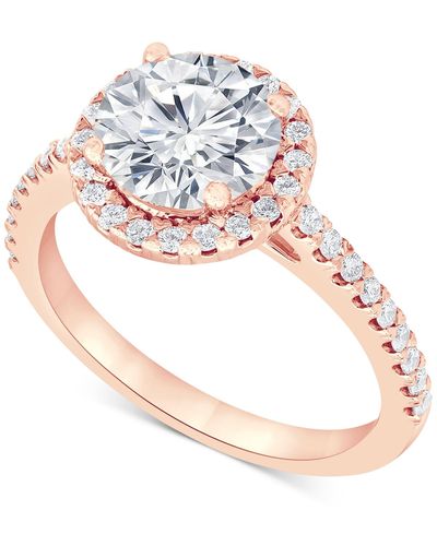 Badgley Mischka Certified Lab Grown Diamond Halo Engagement Ring (2-1/2 Ct. T.w. - White