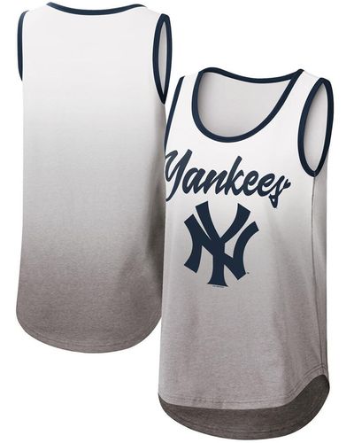 G-III 4Her by Carl Banks New York Yankees Logo Opening Day Tank Top - Gray