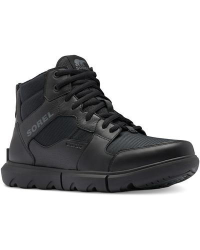 Sorel Explorer Waterproof Sneakers - Black