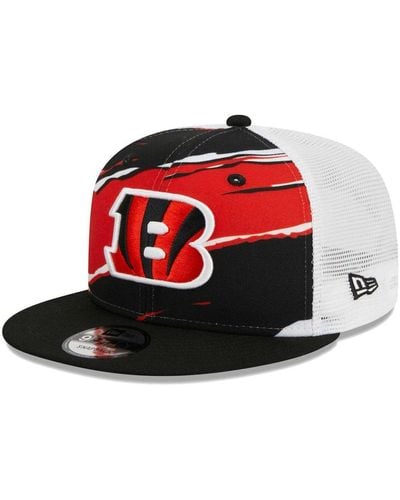 Cincinnati Bengals White/Black New Era 9FIFTY Crest Snapback Hat