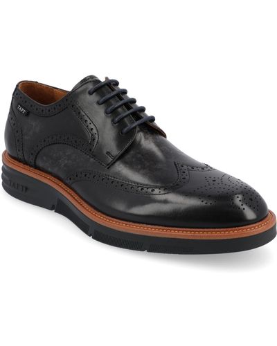 Taft 365 Model 103 Wingtip Oxford Shoes - Black