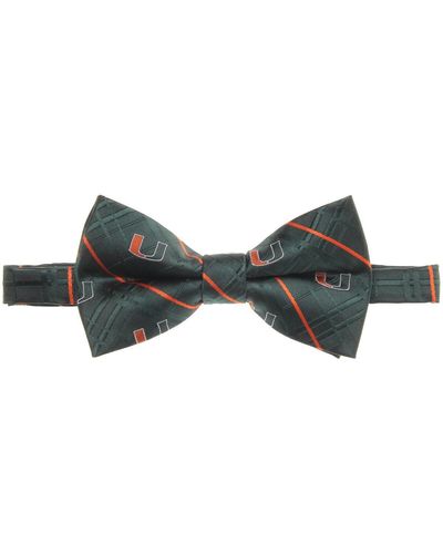 Eagles Wings Miami Hurricanes Oxford Bow Tie - Green