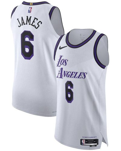 blue and white lebron jersey