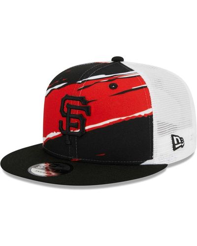 KTZ San Francisco Giants Tear Trucker 9fifty Snapback Hat - Red