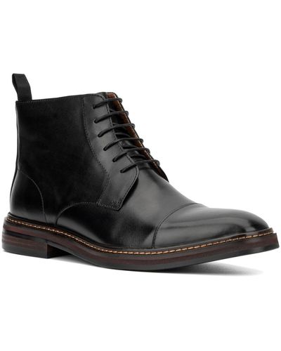 Vintage Foundry Barnaby Lace-up Boots - Black