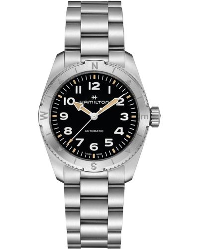 Hamilton Swiss Automatic Khaki Field Expedition Stainless Steel Bracelet Watch 37mm - Metallic