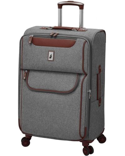 London Fog Westminster 25" Expandable Check-in Spinner - Gray