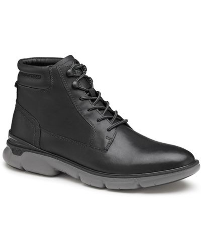Johnston & Murphy Xc4 Tanner Plain Toe Boots - Black