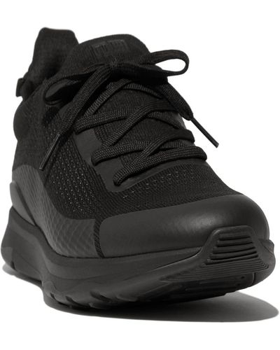 Fitflop Vitamin Ffx Knit Sports Sneakers - Black