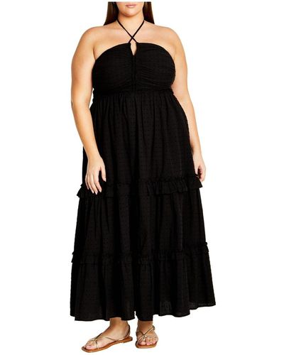 City Chic Plus Size Ivy Dress - Black