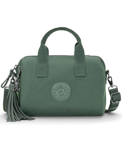 Kipling Bina M Small Nylon Crossbody Handbag - Green