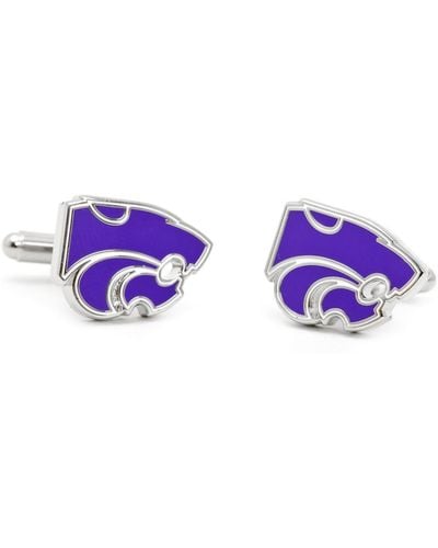 Cufflinks Inc. Kansas State College Wildcats Cufflinks - Purple