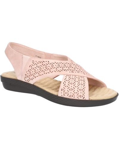 Easy Street Claudia Comfort Wave Sandals - Pink
